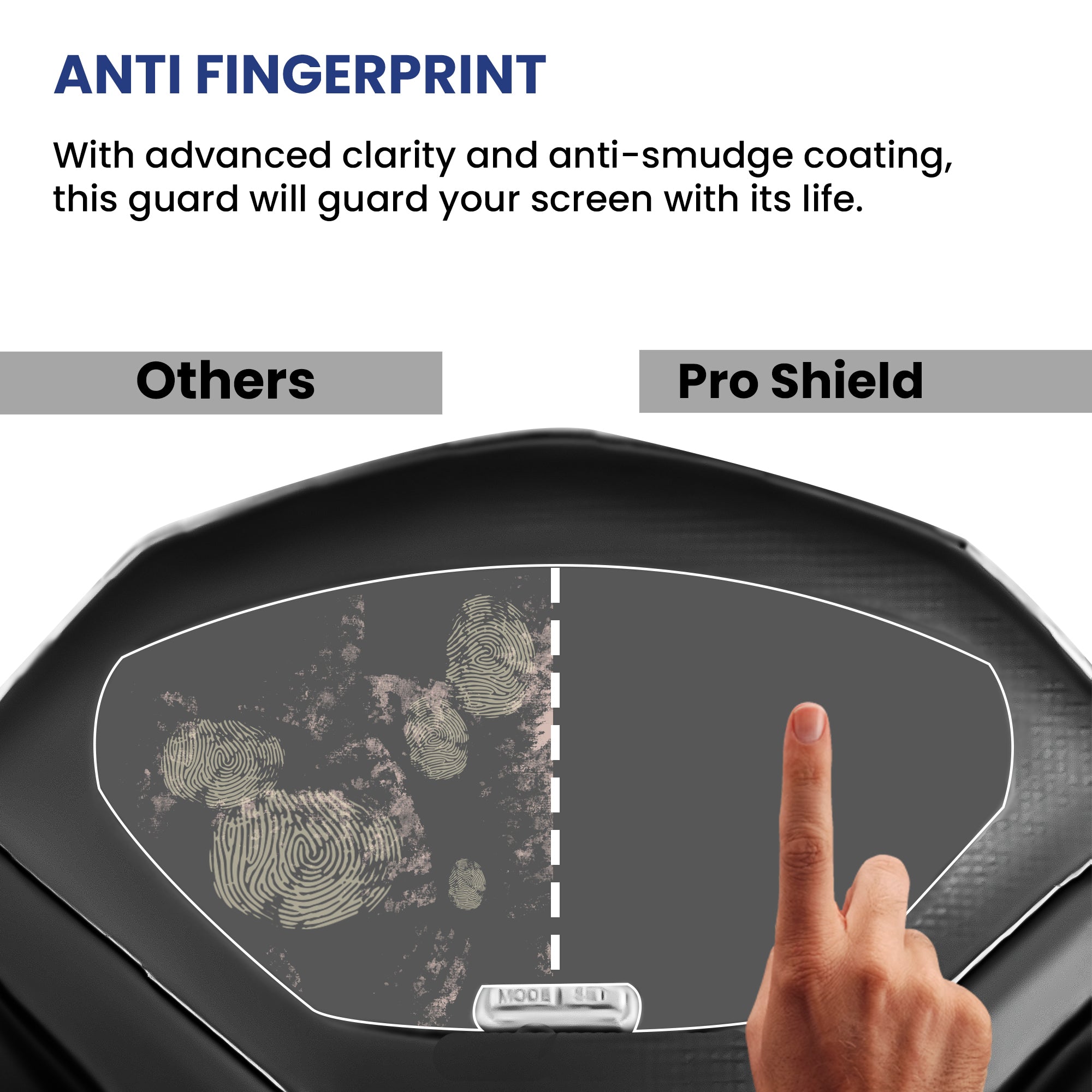 TVS Screen Protector for Jupiter 110 (With button)